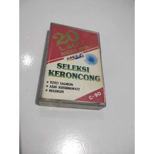 kaset pita 20 seleksi keroncong - toto salmon, asih kusumawaty, masnun,