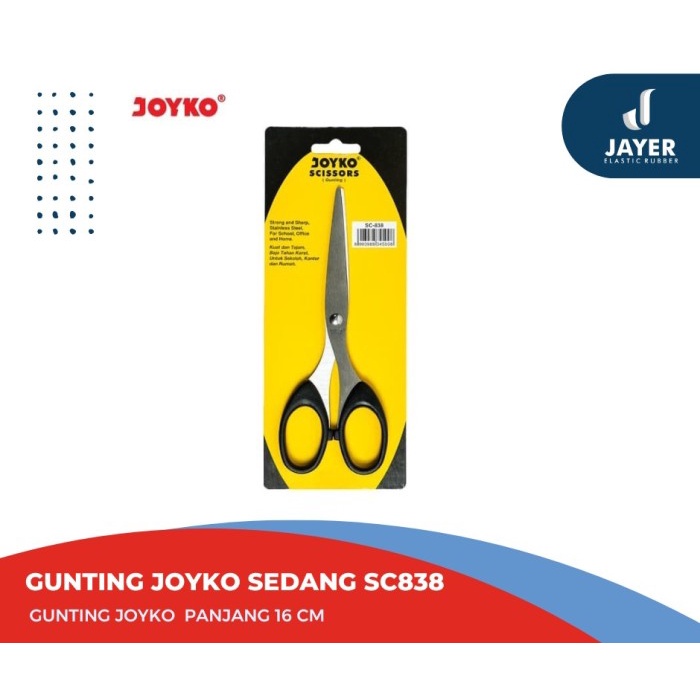 

Gunting kertas joyko ukuran Sedang / Gunting Joyko tahan karat