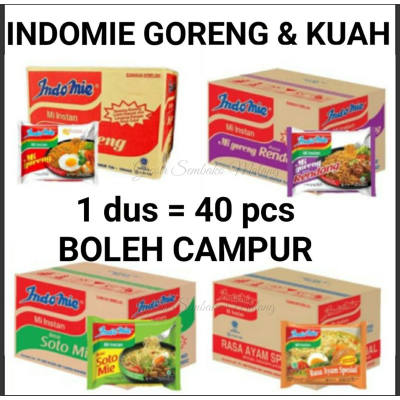 INDOMIE DUS CAMPUR / INDOMIE DUS MIX / INDOMIE GORENG DUS CAMPUR / INDOMIE KUAH DUS CAMPUR / INDOMIE