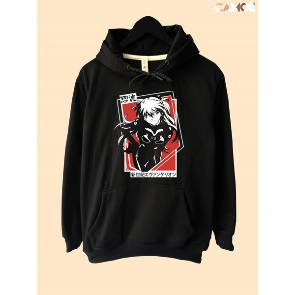 Jaket Hoodie Anime Neon Genesis Evangelion Asuka