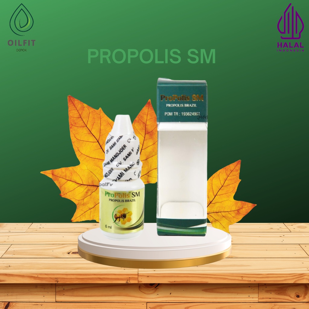 Propolis Sm Brazilian 100% Asli Berkualitas Premium With Nano Technology Isi 6 ml