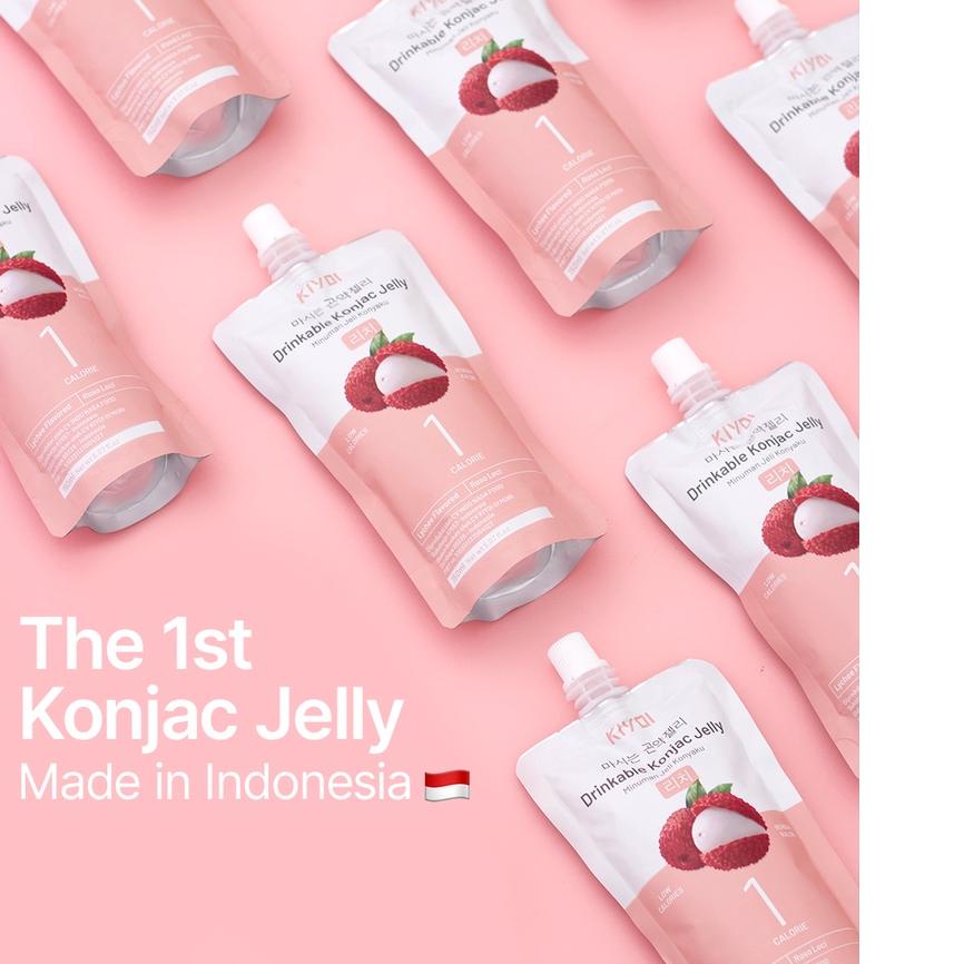 

☃ KIYOI Lychee Konjac Jelly [5 pcs set] ✱