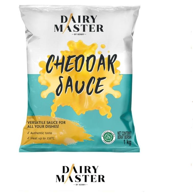 

♢ CHEDDAR CHEESE SAUCE DAIRY MASTER 1KG SAUS KEJU HALAL ➤