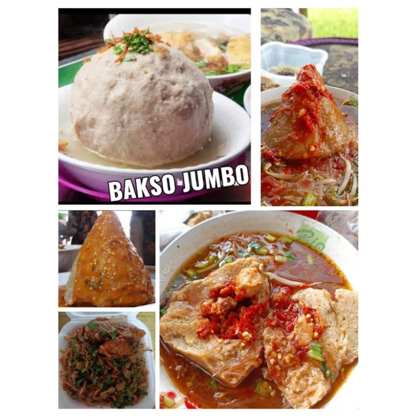

bakso jumbo&bakso merapi