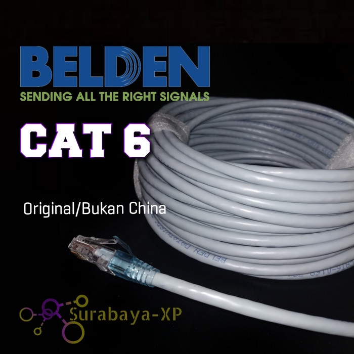 Kabel LAN UTP 60 Meter CAT6 Belden 60M 60Meter 60 M RJ45 CAT 6