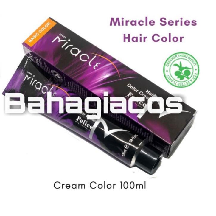 ♢ FELICE Miracle Hair Color 100ml / Felice Hair Color cat rambut ♩