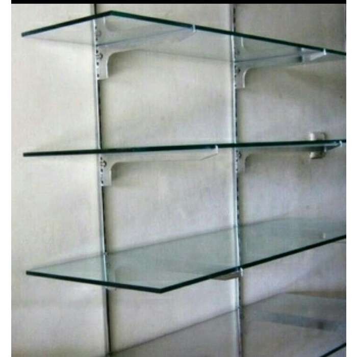 Terlaris Rak Kaca Etalase Toko 4 Tingkat