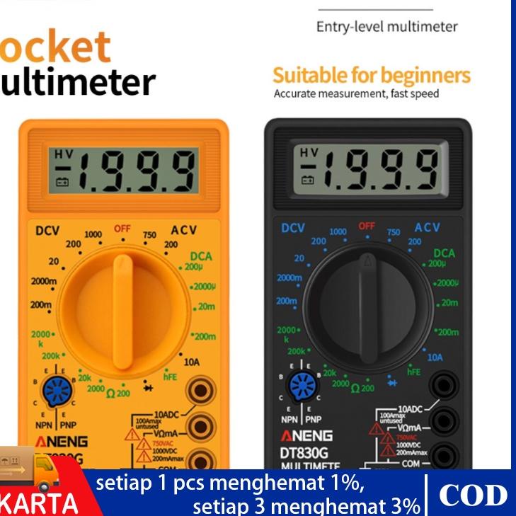 ☆ multimeter avometer multitester digital dt-830b dt830G ❇