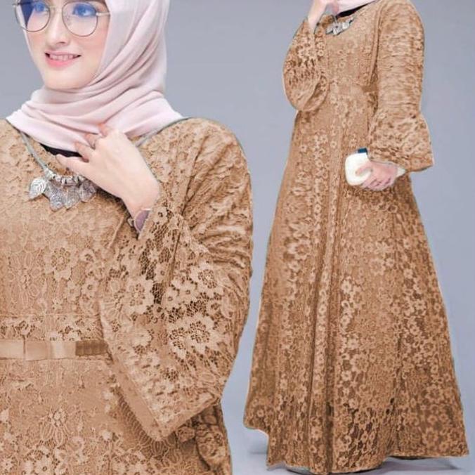 ➢ MAXI YUNITA/GAMIS FULL BRUKAT/GAMIS BUSUI/GAMIS UNDANGAN ✿