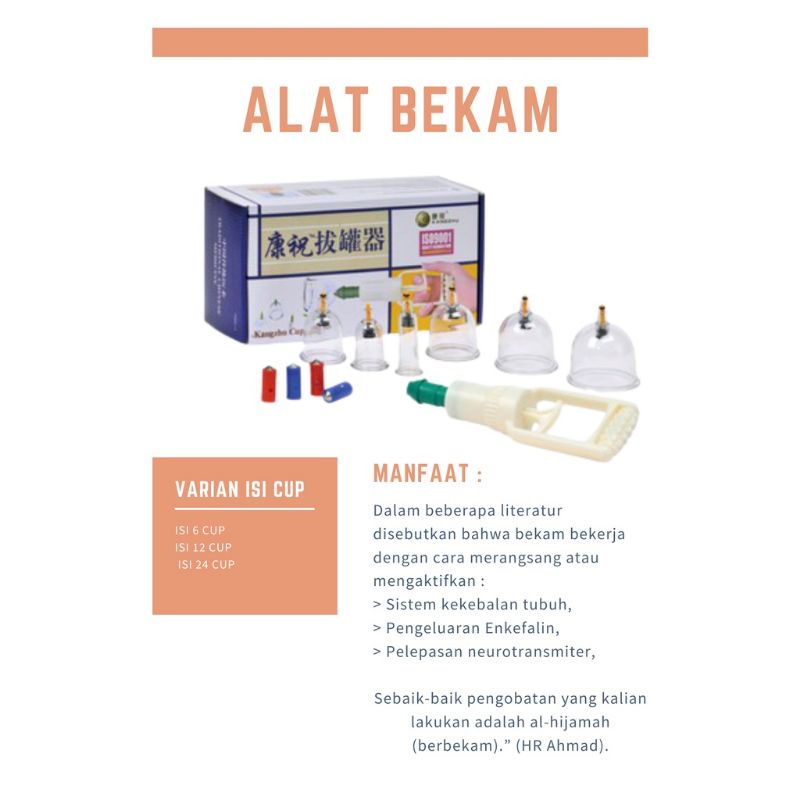 Alat Bekam KANGZHU Original isi 12 Kop Angin Terapi