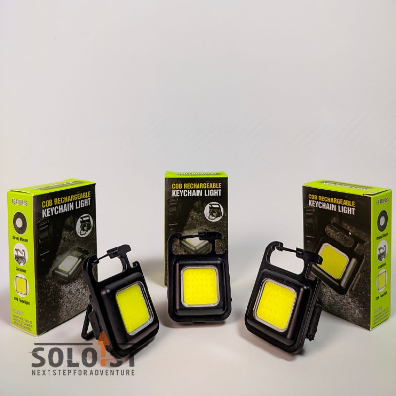 Lampu portable mini COB led flashlight / lampu camping / lampu mini ring light / lampu cob maghnet /