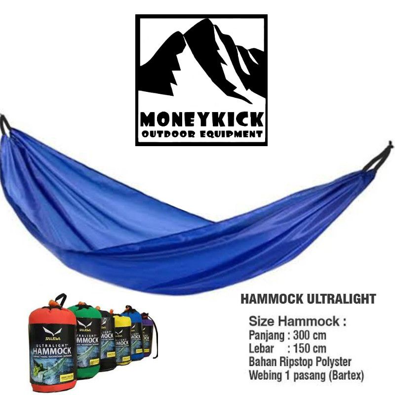 Hammock Outdoor Ultralight 300x150 Cm / Hammok 240x150 Cm / Hamok Camping / Ayunan Pantai Ayunan Gunung