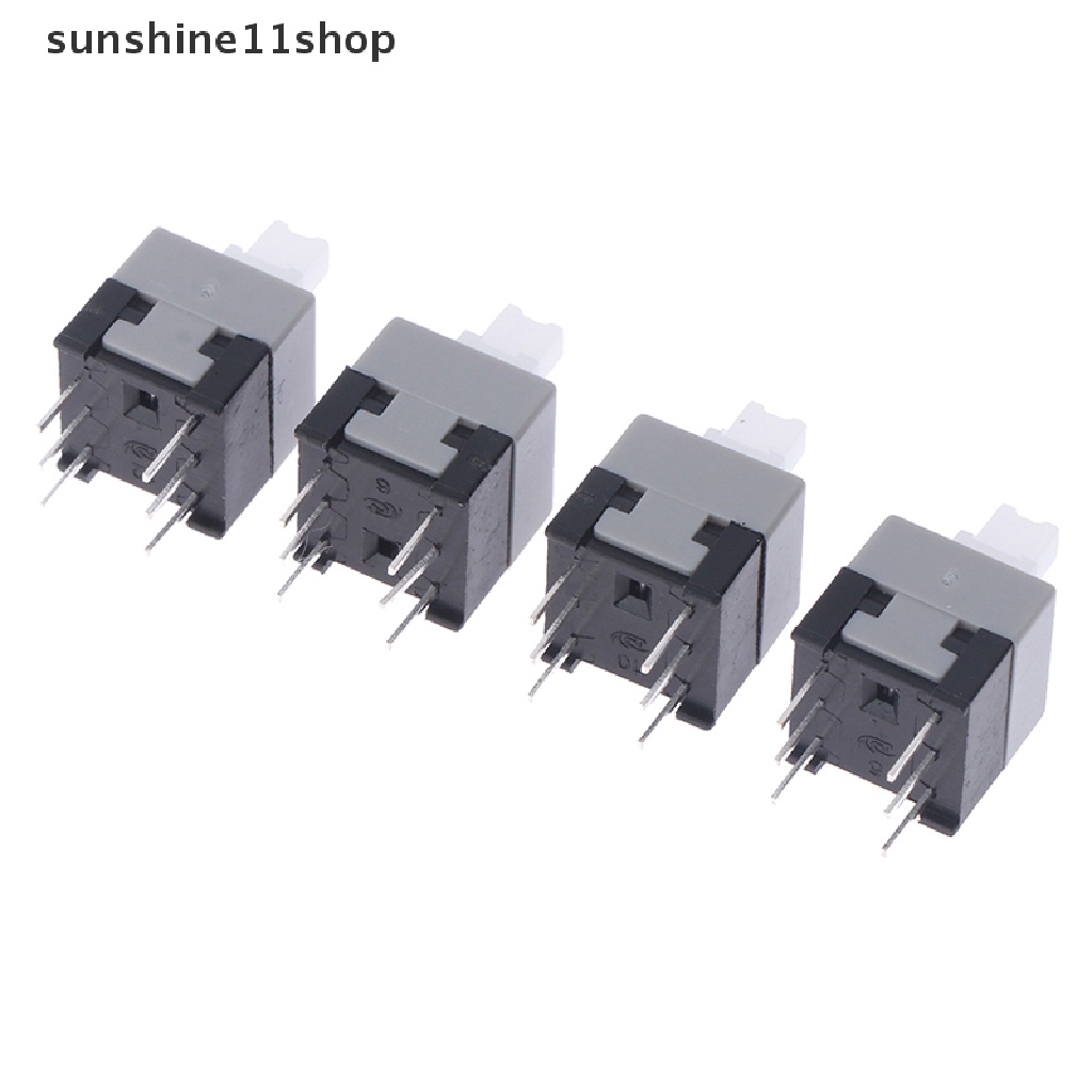 Sho 8.5 * 8.5MM Self-Locking Switch Square Head Double-Row 6kaki 3X3 Tombol Saklar N