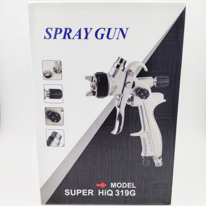 SAIGAOLE SGL-319G Pneumatic HVLP Spray Gun Pistol Cat Semprot Finishing Mobil 1.3MM Cup 600ML