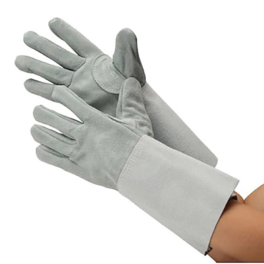 Sarung Tangan Las Kombinasi Kulit Tebal Anti Panas Welding Safety Gloves / Sarung Tangan Las Kulit T