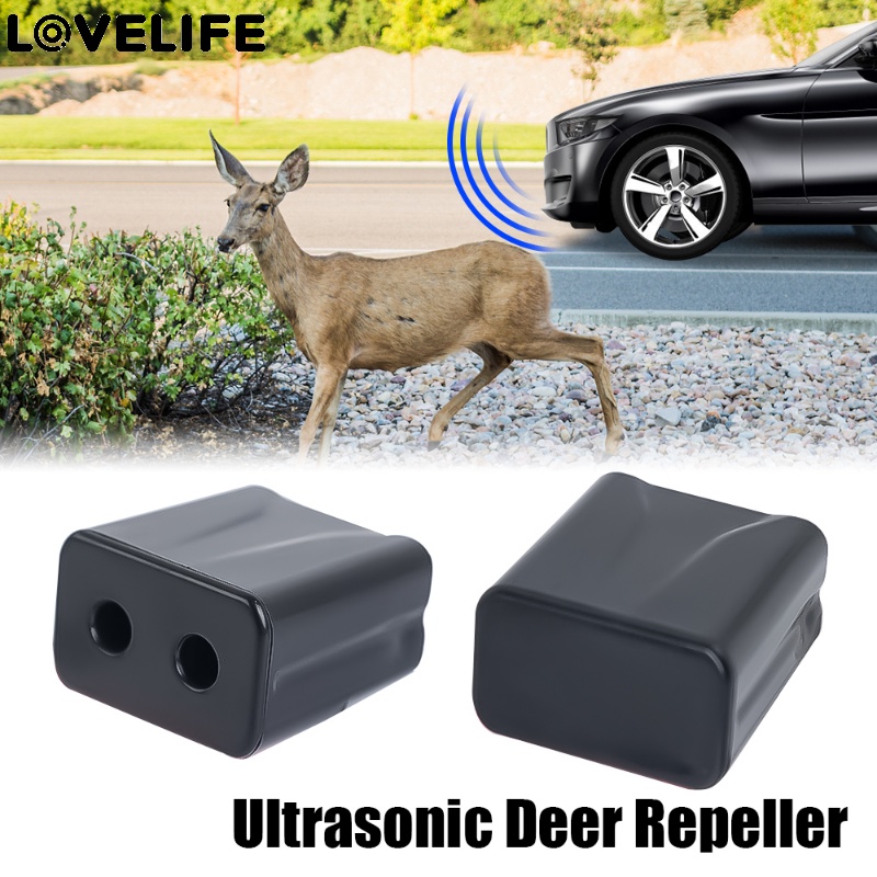 2pcs Bumper Depan Peluit Alarm Tanduk Siren Mobil Scare Animal Alarm Ultrasonic Deer Repeller Anti-Tabrakan Alarm Untuk Mobil Truk Motor