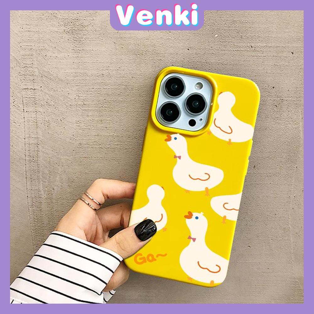 Phone Case Soft TPU Glossy Yellow Candy Case Cute Cartoon Duck Camera Protection Shockproof For iPhone 14 13 12 11 Pro Max 7 8 Plus X XR