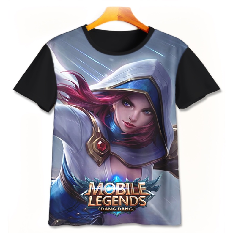Kaos Anak 3D Baju Mobile Legend Ml Karakter Natalia Tipe Assasin Baju Distro - Saga Bandung