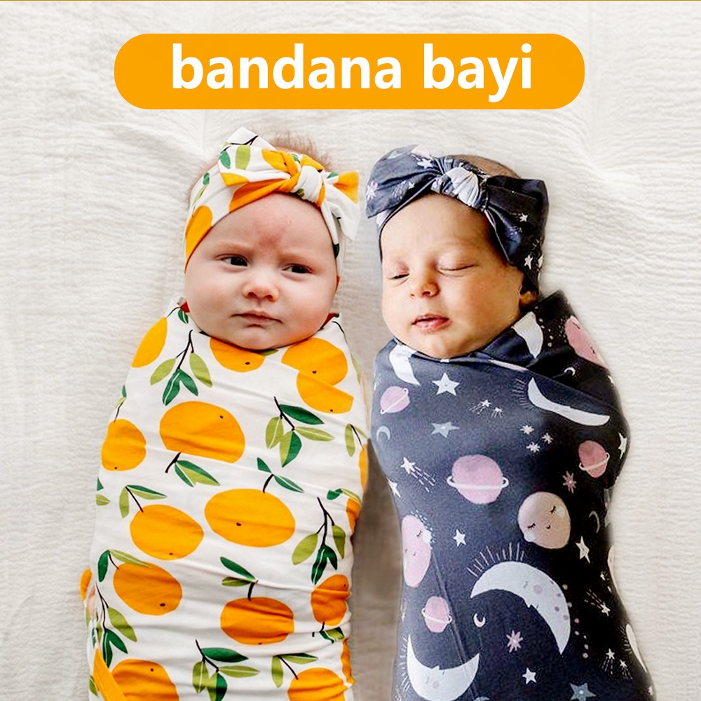 Halobaby bando baby newborn/ headband karet rambut anak bayi