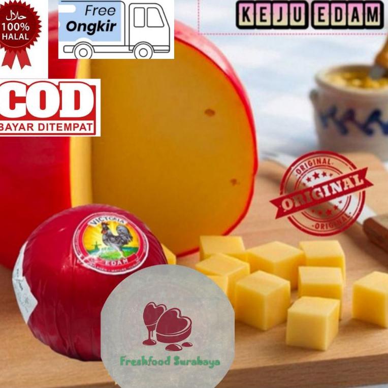 

Q95 ❤️Freshfood❤️Keju Edam Victoria +/-100gram SUPER LARIS ㅰ