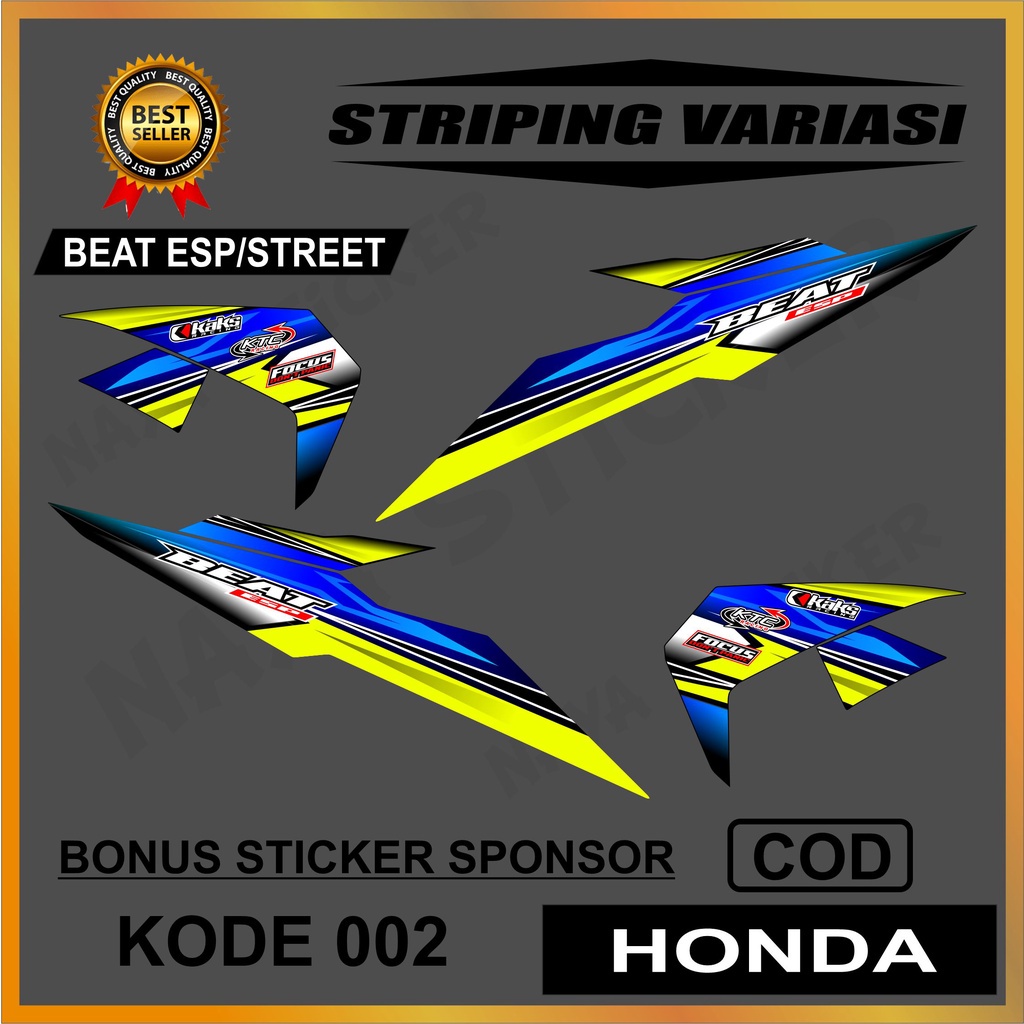 Striping List Variasi Beat Esp/Street - Striping Variasi Beat Esp/Street