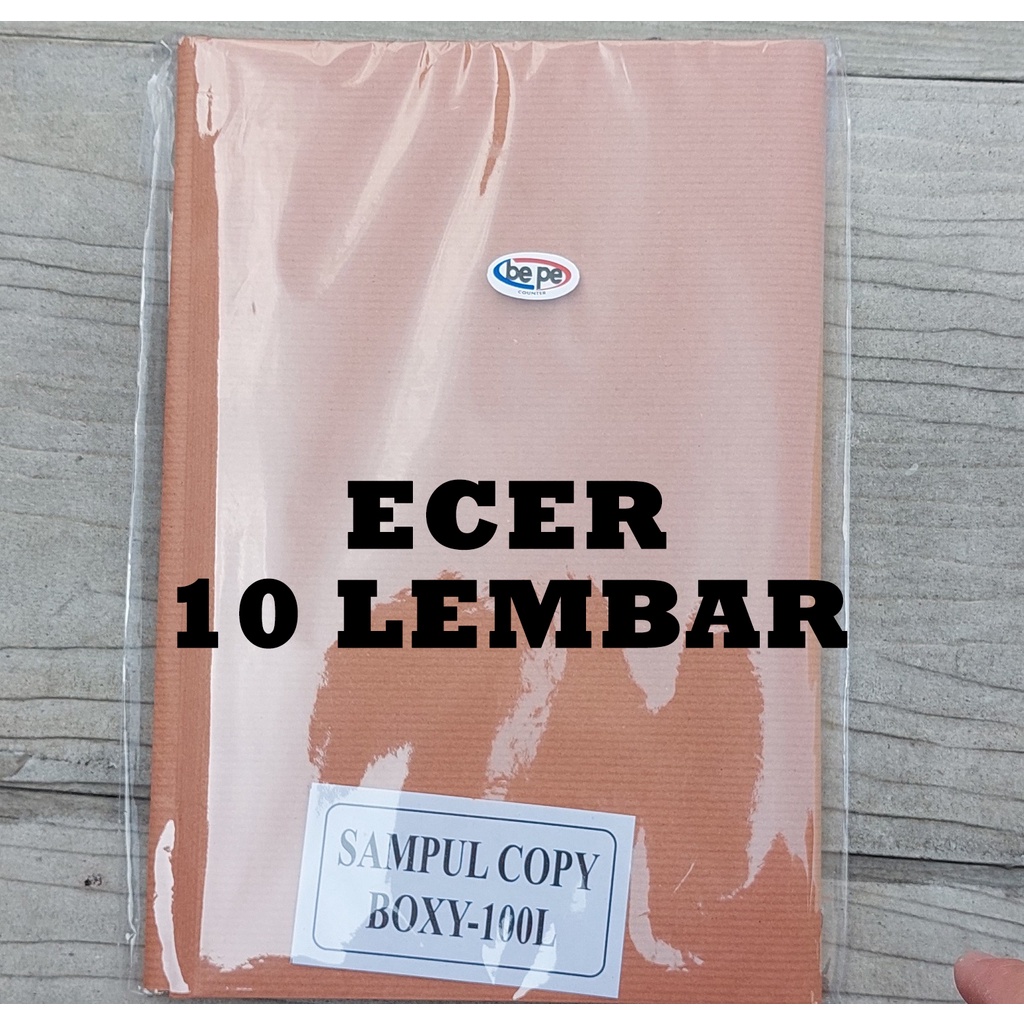 

Sampul Kertas Coklat Boxy Big Boss 29x19.5cm - 10 Lembar