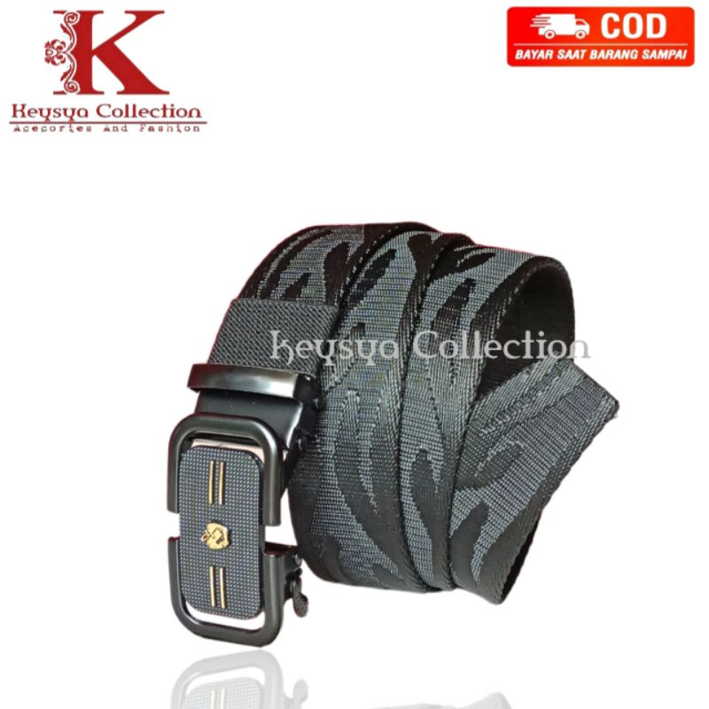 ikat pinggang pria Tactical military Canvas nylon sabuk pria bahan kanvas nylon