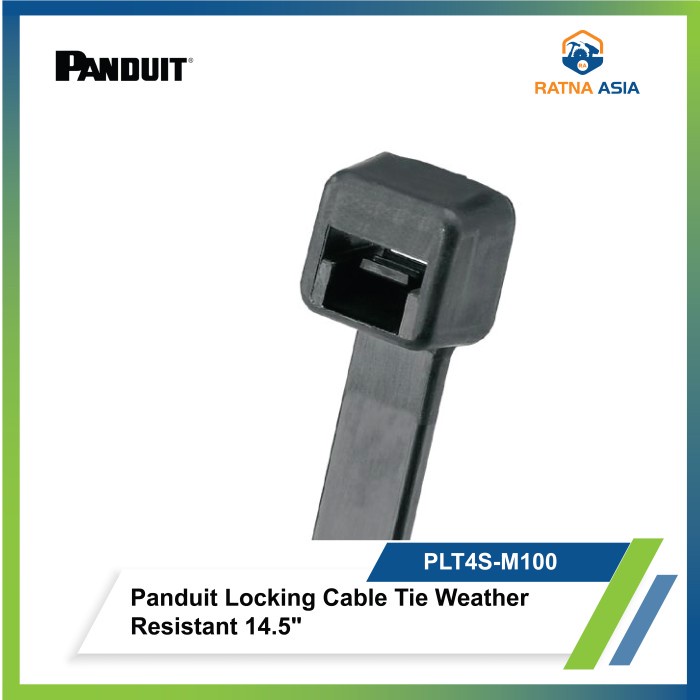 

Panduit PLT4S-M100 Chemical Resistant Cable Ties 368x4.8mm (1 Bag)