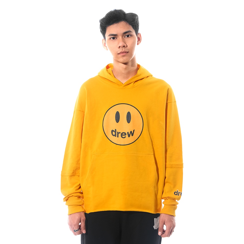 Drew House Mascot Deconstructed Hoodie Yellow