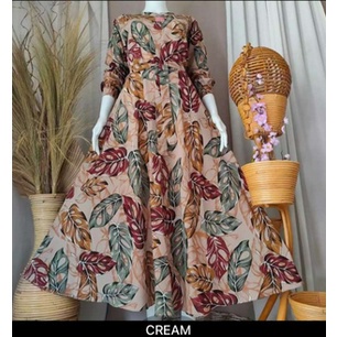 Jubah Batik Perempuan Murah Casual Branded Long Dres Model Terbaru Baju Muslim Gamis Wanita