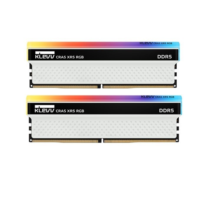 KLEVV CRAS XR5 RGB DDR5 PC49600 6200MHz 32GB (2X16GB) White