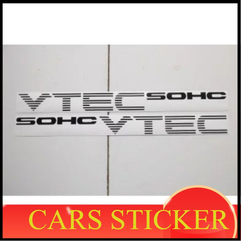 Sticker Stiker Mobil Sohc Vtec