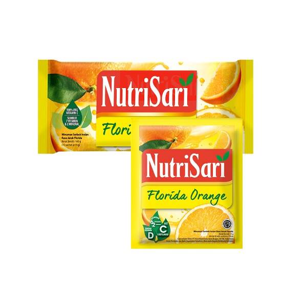 

NUTRISARI FLORIDA ORANGE 12 GR X 10 PCS