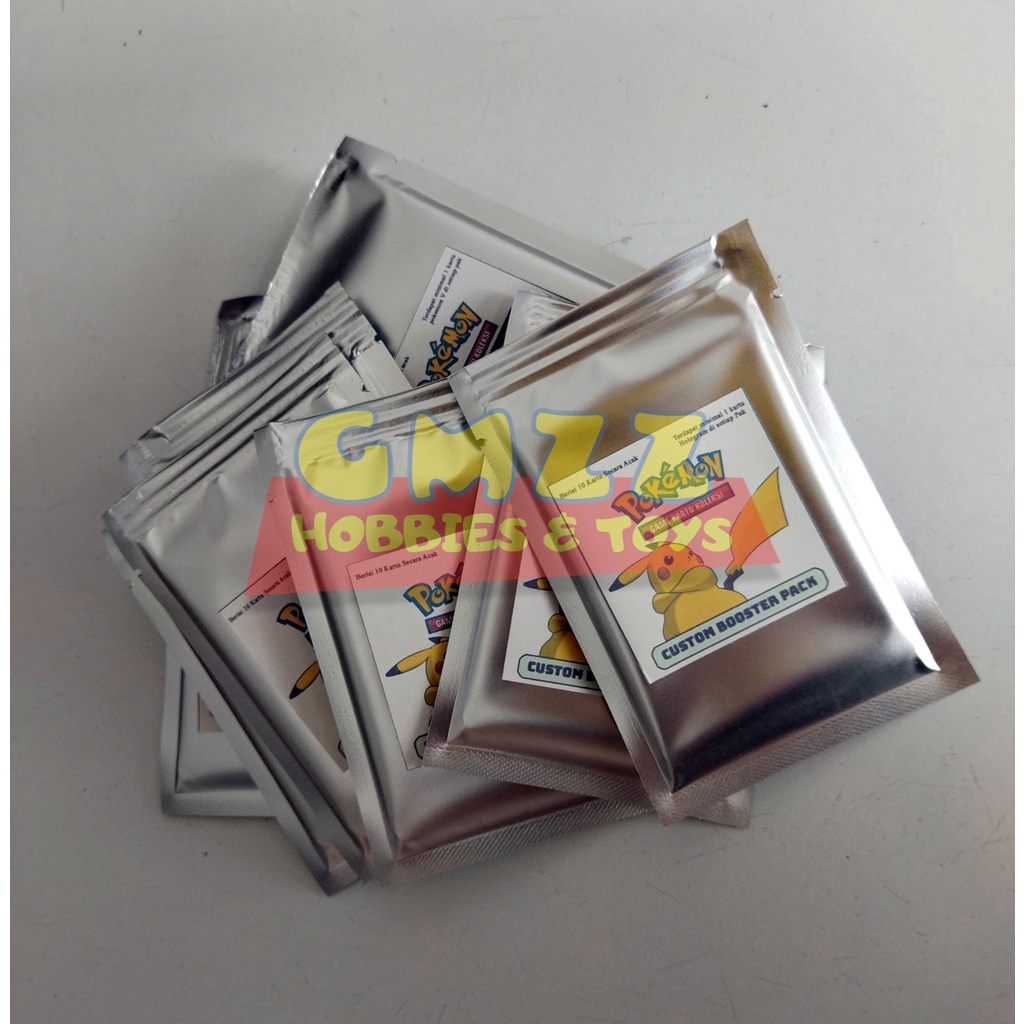 KARTU POKEMON INDONESIA BOOSTER PACK CUSTOM MAINAN KARTU POKEMON