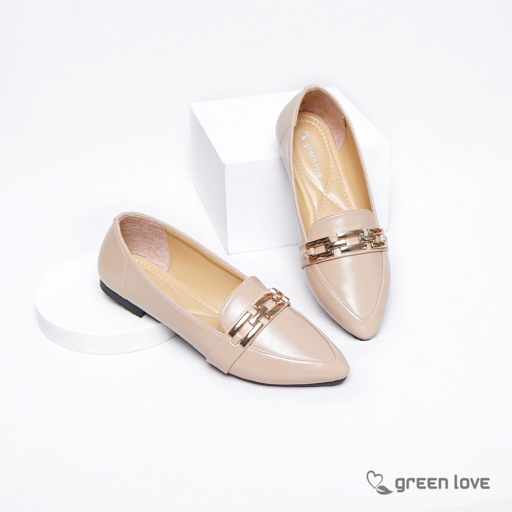 Green Love sepatu Flat KELLY