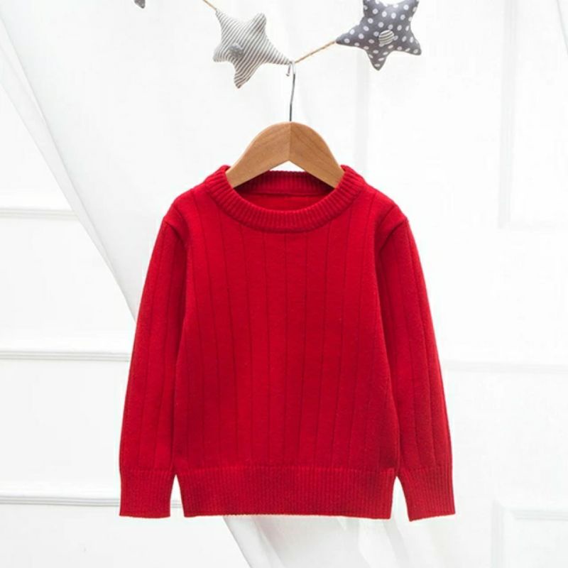 sweater rajut anak chika/atasan baju rajut anak unisex/outwear ank laki'' dan perempuan 2-7thn