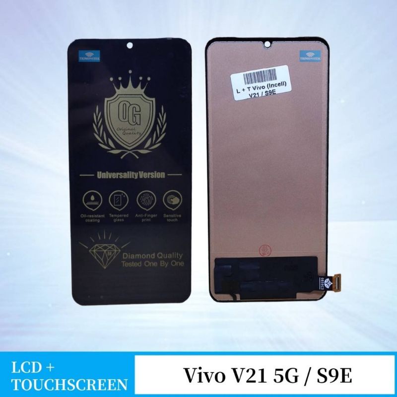 LCD TOUCHSCREEN VIVO V21 5G NON FINGER TIDAK BISA FINGER INCEL