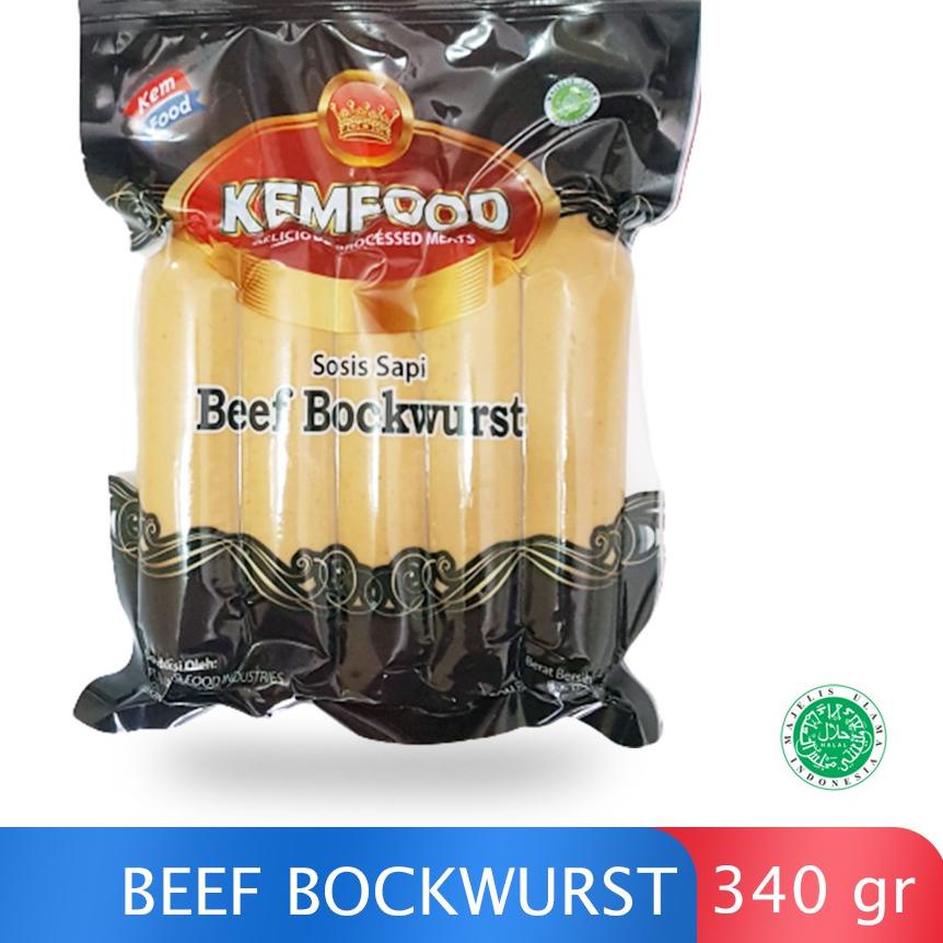 

♕ Kemfood Beef Bockwurst - Sosis Sapi 340 gr ☑