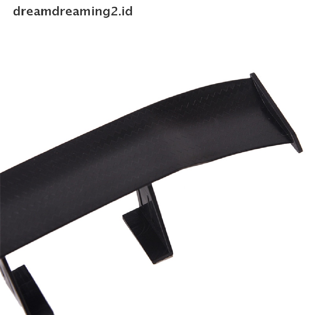 (dream) Hot Universal Mini Spoiler Mobil Ekor Belakang Dekorasi Spoiler Wing Carbon Fiber.