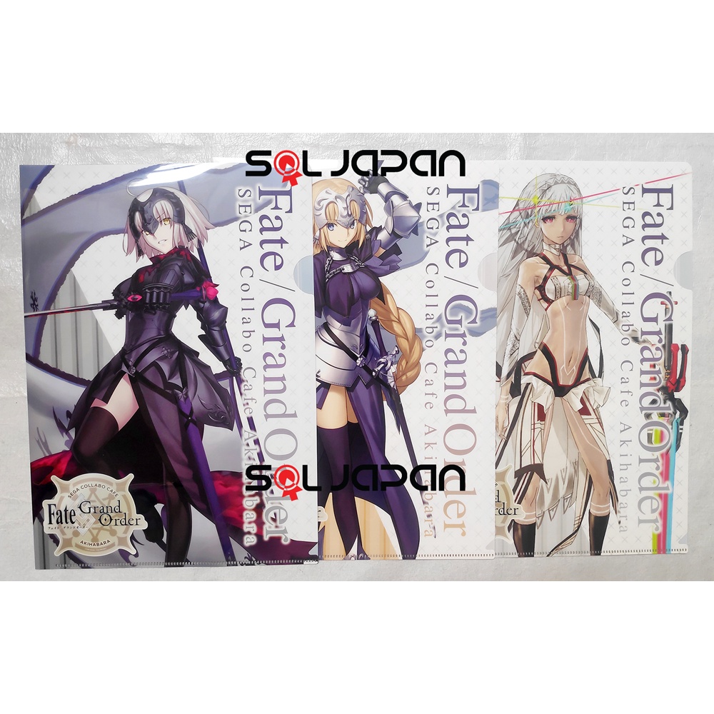 Fate Grand Order FGO Sega Clearfile Clear File Jeanne Alter Altera