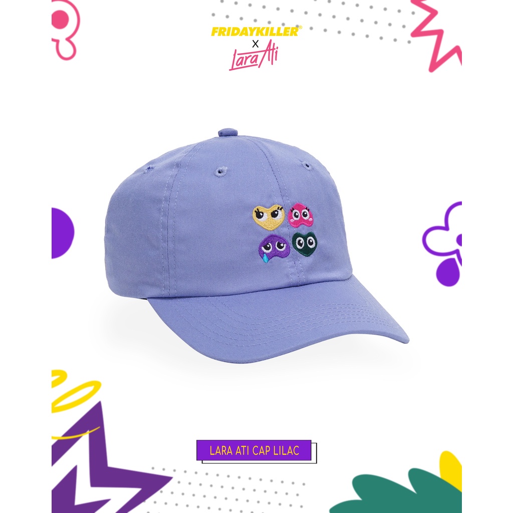 TOPI SPECIAL FRIDAY KILLER X LARA ATI | LARA ATI CAP LILAC