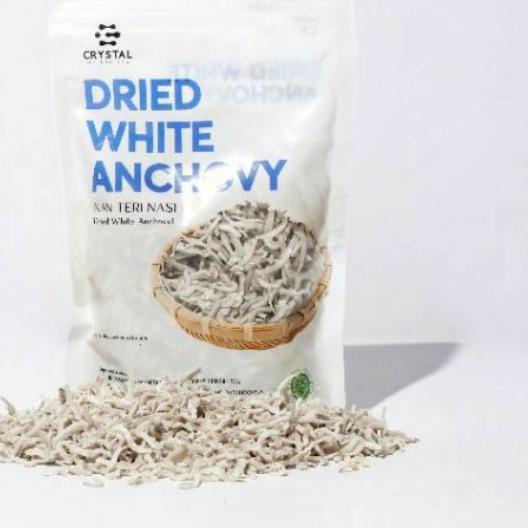 

֍ Crystal of The Sea Dried White Anchovy 80g - Ikan Teri Nasi Kering ❆