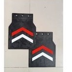 Karpet Lumpur mobil Pickup karpet sersan cepet ceceret roda Lis merah putih  Kuning Emas  Mudguard Universal ukuran 22x26cm sepasang 2 pcs