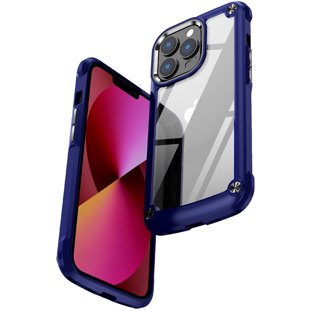 IPHONE Casing shockproof Bening Mewah Untuk Iphone13 12 11 Pro Max X XR XS Max8 7 Plus Akrilik clear hard shell back cover Iphone11 case