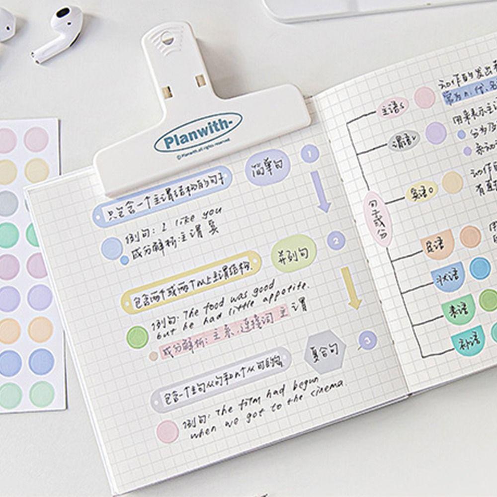 Mxbeauty Sticky Notes Deep/Light Color Multifungsi Keypoints Marker Alat Tulis Siswa Tagging Stiker To Do List Label Membaca Label