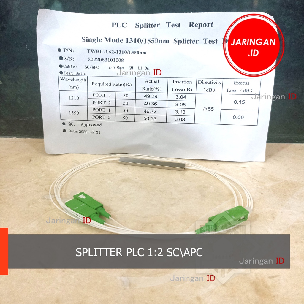 SPLITTER SCAPC PLC 1:2 BERKUALITAS