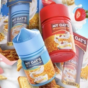 NEW LIQUID MY OAT'S OAT STRAWBERRY 60ML 3MG BY IDJ X VAPORKING