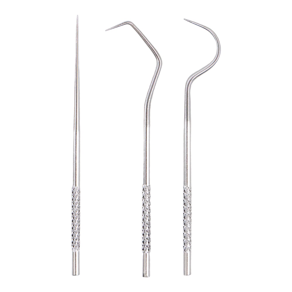 GUI8 Biutte.co Tusuk Gigi Stainless Steel Toothpick Set Metal Flossing Tool Tp0554 Silver ORi-I