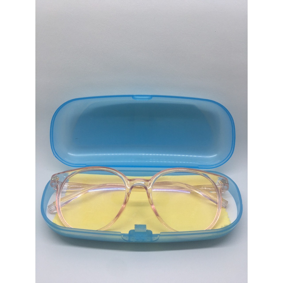 KACAMATA ANTI RADIASI KOMPUTER , PC , LAPTOP Bonus Box Model Oval murah