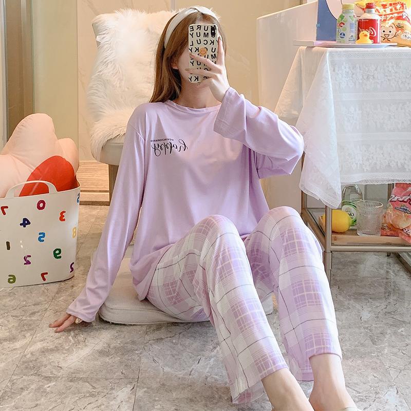 TELLY ➡️ 379 Piyama Wanita Lengan Panjang | Stelan Wanita Panjang Import Set | Baju Tidur Wanita Dewasa